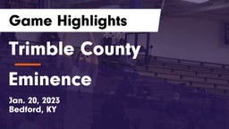 Trimble County  vs Eminence  Game Highlights - Jan. 20, 2023