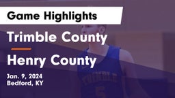 Trimble County  vs Henry County  Game Highlights - Jan. 9, 2024