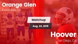 Matchup: Orange Glen High vs. Hoover  2018