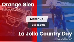 Matchup: Orange Glen High vs. La Jolla Country Day  2018