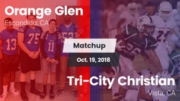 Matchup: Orange Glen High vs. Tri-City Christian  2018