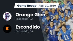 Recap: Orange Glen  vs. Escondido  2019