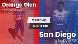 Matchup: Orange Glen High vs. San Diego  2019