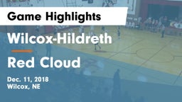 Wilcox-Hildreth  vs Red Cloud  Game Highlights - Dec. 11, 2018