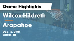 Wilcox-Hildreth  vs Arapahoe  Game Highlights - Dec. 13, 2018