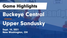 Buckeye Central  vs Upper Sandusky  Game Highlights - Sept. 14, 2021