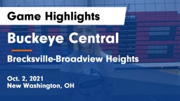 Buckeye Central  vs Brecksville-Broadview Heights  Game Highlights - Oct. 2, 2021