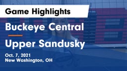 Buckeye Central  vs Upper Sandusky  Game Highlights - Oct. 7, 2021