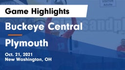 Buckeye Central  vs Plymouth  Game Highlights - Oct. 21, 2021