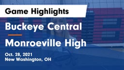 Buckeye Central  vs Monroeville High Game Highlights - Oct. 28, 2021