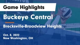 Buckeye Central  vs Brecksville-Broadview Heights  Game Highlights - Oct. 8, 2022