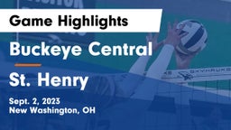 Buckeye Central  vs St. Henry  Game Highlights - Sept. 2, 2023