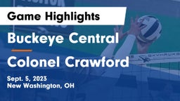 Buckeye Central  vs Colonel Crawford  Game Highlights - Sept. 5, 2023