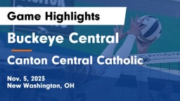 Buckeye Central  vs Canton Central Catholic  Game Highlights - Nov. 5, 2023