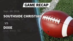 Recap: Southside Christian  vs. Dixie  2016