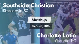 Matchup: Southside Christian vs. Charlotte Latin  2016