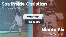 Matchup: Southside Christian vs. Ninety Six  2017