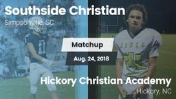 Matchup: Southside Christian vs. Hickory Christian Academy  2018