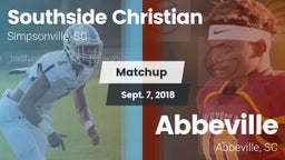 Matchup: Southside Christian vs. Abbeville  2018