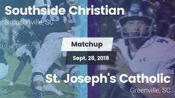 Matchup: Southside Christian vs. St. Joseph's Catholic  2018