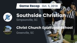 Recap: Southside Christian  vs. Christ Church Episcopal School 2018