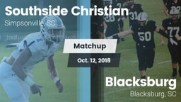 Matchup: Southside Christian vs. Blacksburg  2018