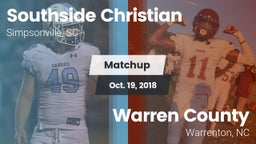 Matchup: Southside Christian vs. Warren County  2018