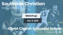 Matchup: Southside Christian vs. Christ Church Episcopal School 2019