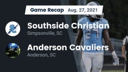 Recap: Southside Christian  vs. Anderson Cavaliers  2021