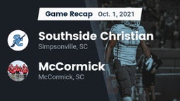 Recap: Southside Christian  vs. McCormick  2021