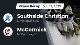 Recap: Southside Christian  vs. McCormick  2023