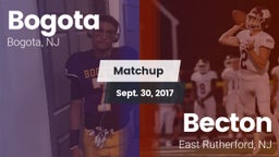 Matchup: Bogota  vs. Becton  2017