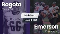 Matchup: Bogota  vs. Emerson  2018