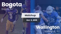 Matchup: Bogota  vs. Wallington  2018