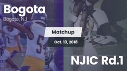 Matchup: Bogota  vs. NJIC Rd.1 2018