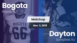 Matchup: Bogota  vs. Dayton  2018