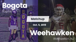 Matchup: Bogota  vs. Weehawken  2019