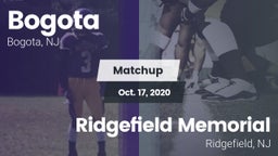 Matchup: Bogota  vs. Ridgefield Memorial  2020
