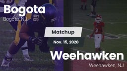 Matchup: Bogota  vs. Weehawken  2020