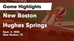 New Boston  vs Hughes Springs  Game Highlights - Sept. 4, 2020