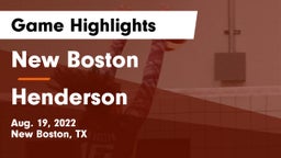 New Boston  vs Henderson Game Highlights - Aug. 19, 2022