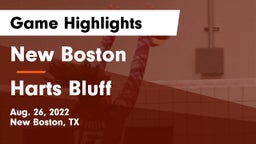 New Boston  vs Harts Bluff  Game Highlights - Aug. 26, 2022