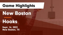 New Boston  vs Hooks  Game Highlights - Sept. 16, 2022