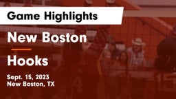 New Boston  vs Hooks  Game Highlights - Sept. 15, 2023