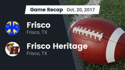 Recap: Frisco  vs. Frisco Heritage  2017