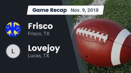 Recap: Frisco  vs. Lovejoy  2018