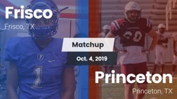 Matchup: Frisco  vs. Princeton  2019