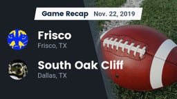 Recap: Frisco  vs. South Oak Cliff  2019