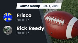 Recap: Frisco  vs. Rick Reedy  2020