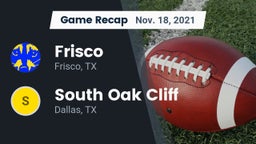 Recap: Frisco  vs. South Oak Cliff  2021